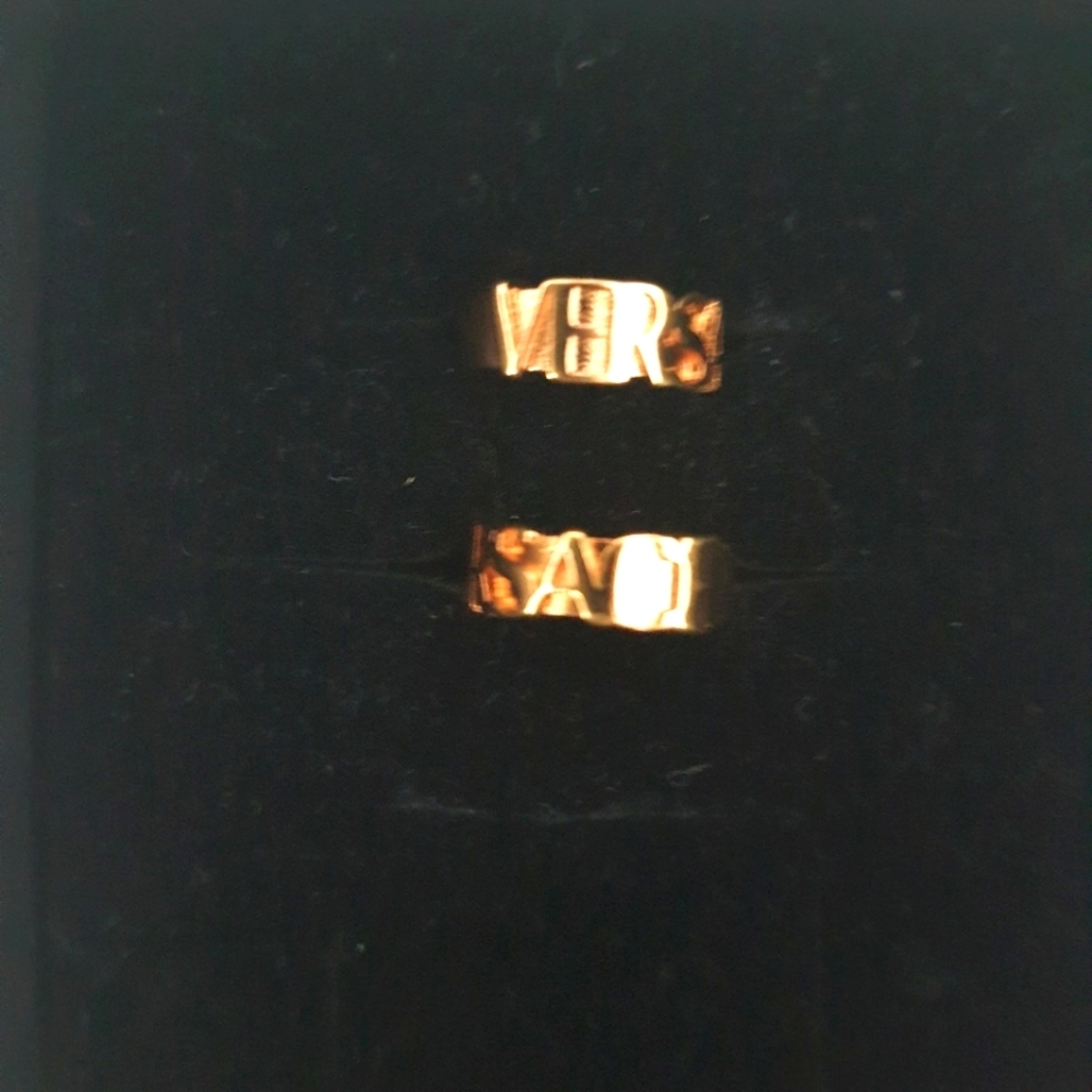 VERSACE Double Gold Ear Cuff - Picture 3 of 7